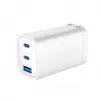 Evelatus Caricabatterie rapido 65W Max CN USB-C1/USB-C1/USB-A bianco