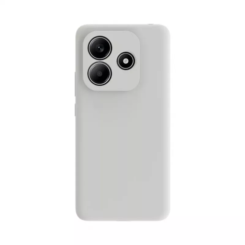 Evelatus Xiaomi Redmi Note 13 4G Custodia in silicone Premium Soft Touch argento