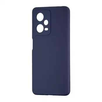 Evelatus Xiaomi Redmi Note 13 4G Custodia in silicone Premium Soft Touch blu notte