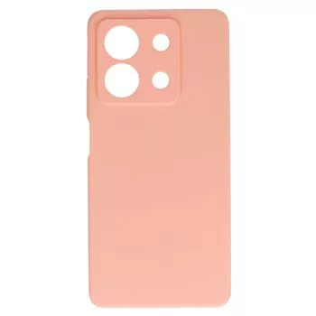Connect Xiaomi Poco X6 Custodia in silicone soft touch premium rosa sabbia