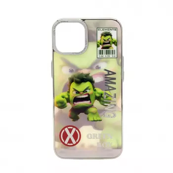 iLike Apple iPhone 15 custodia in PC e silicone Green Boy