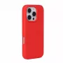 Evelatus Custodia in silicone soft touch MagSafe Premium per Apple iPhone 16 Pro rosso