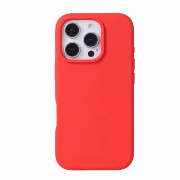 Evelatus Custodia in silicone soft touch MagSafe Premium per Apple iPhone 16 Pro Max rosso