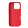 Evelatus Custodia in silicone soft touch MagSafe Premium per Apple iPhone 16 Pro Max rosso