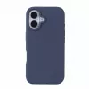 Evelatus Custodia in silicone soft touch MagSafe Premium per Apple iPhone 16 blu mezzanotte