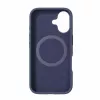 Evelatus Custodia in silicone soft touch MagSafe Premium per Apple iPhone 16 blu mezzanotte