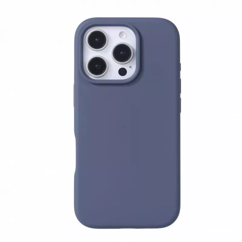 Evelatus Custodia in silicone soft touch MagSafe Premium per Apple iPhone 16 Pro Max blu mezzanotte