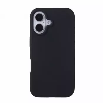 Evelatus Custodia in silicone soft touch Premium MagSafe per Apple iPhone 16 nero