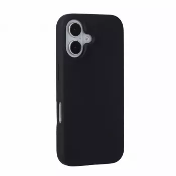 Evelatus Custodia in silicone soft touch Premium MagSafe per Apple iPhone 16 nero