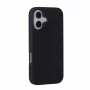 Evelatus Custodia in silicone soft touch Premium MagSafe per Apple iPhone 16 nero