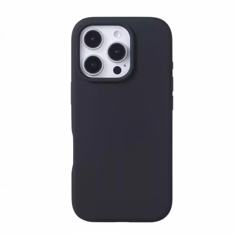Evelatus Custodia in silicone soft touch Premium MagSafe per Apple iPhone 16 Pro Max nero