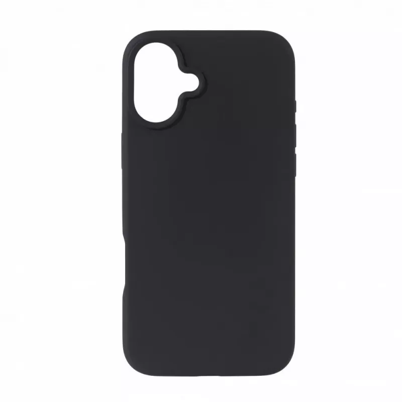 Evelatus Custodia in silicone soft touch Premium MagSafe per Apple iPhone 16 Plus nero