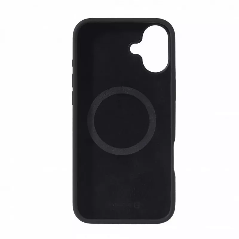 Evelatus Custodia in silicone soft touch Premium MagSafe per Apple iPhone 16 Plus nero