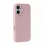 Evelatus Custodia in silicone soft touch Premium MagSafe per Apple iPhone 16 rosa sabbia