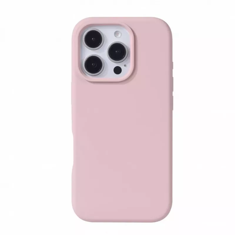 Evelatus Custodia in silicone soft touch MagSafe Premium per Apple iPhone 16 Pro rosa sabbia