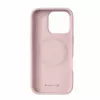 Evelatus Custodia in silicone soft touch MagSafe Premium per Apple iPhone 16 Pro rosa sabbia