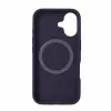 Evelatus Custodia in silicone soft touch Premium MagSafe per Apple iPhone 16 viola intenso