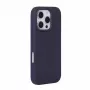 Evelatus Custodia in silicone soft touch Premium MagSafe per Apple iPhone 16 Pro Max viola intenso