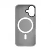 Evelatus Custodia Hybrid Case con MagSafe PC+TPU per Apple iPhone 16 argento