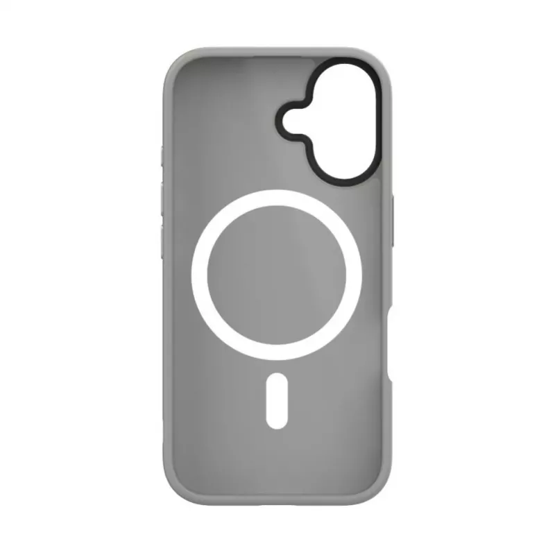 Evelatus Custodia Hybrid Case con MagSafe PC+TPU per Apple iPhone 16 argento