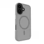 Evelatus Custodia Hybrid Case con MagSafe PC+TPU per Apple iPhone 16 argento