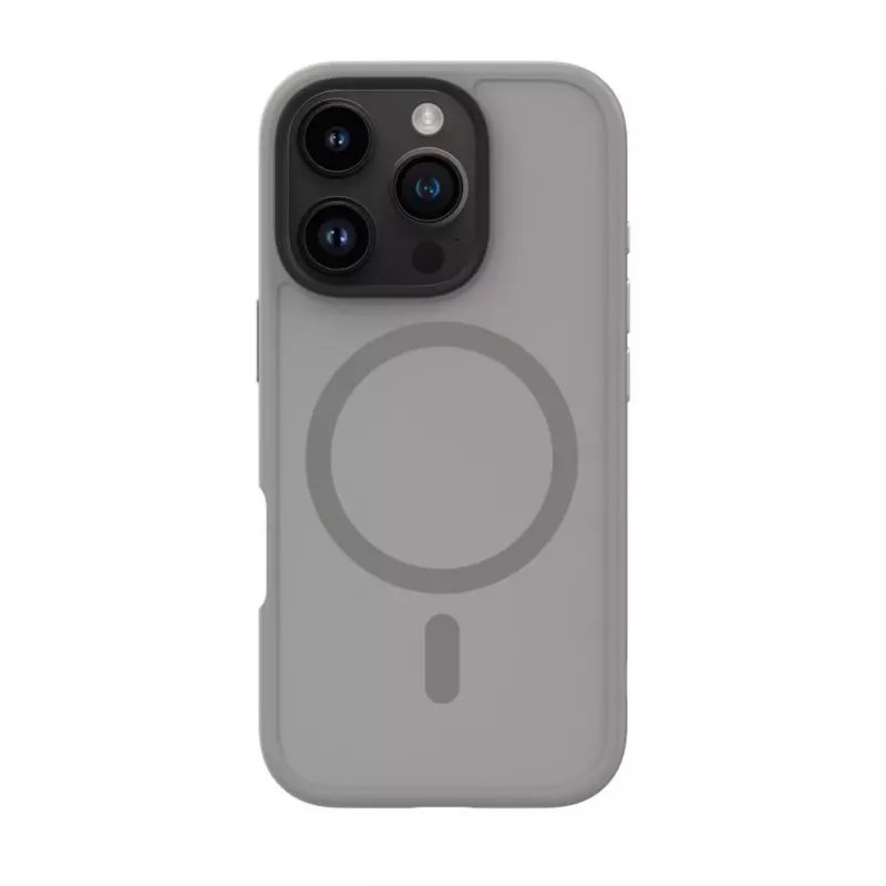 Evelatus Custodia Hybrid Case con MagSafe PC+TPU per Apple iPhone 16 Pro argento