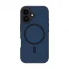 Evelatus Custodia Hybrid Case con MagSafe PC+TPU per Apple iPhone 16 blu scuro