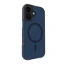 Evelatus Custodia Hybrid Case con MagSafe PC+TPU per Apple iPhone 16 blu scuro