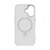 Evelatus Custodia Shield Case MagSafe e stand per Apple iPhone 16 argento opaco