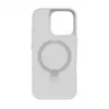 Evelatus Custodia Shield Case MagSafe e stand per Apple iPhone 16 Pro argento opaco