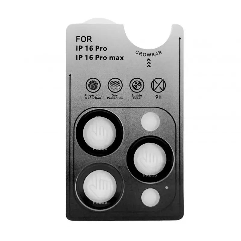 Evelatus Apple iPhone 16 Pro / 16 Pro Max Protezione completa lente fotocamera Armor trasparente