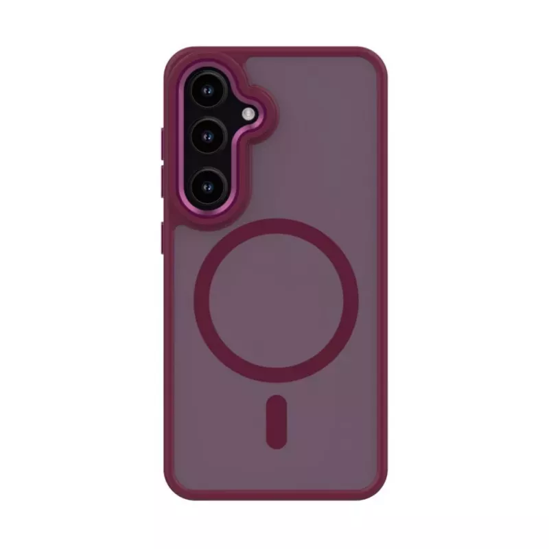 Evelatus Samsung Galaxy S24 Shield Case compatibile MagSafe Matte Red