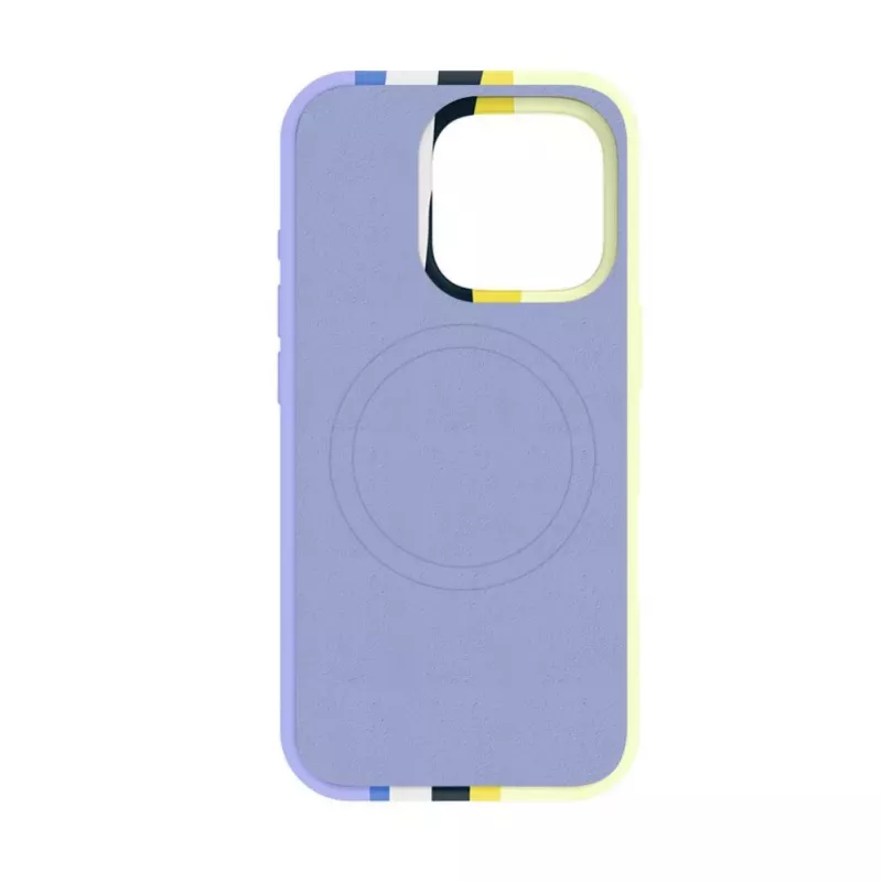 Evelatus Apple iPhone 16 Pro Custodia in silicone multicolore compatibile MagSafe Ceramic White
