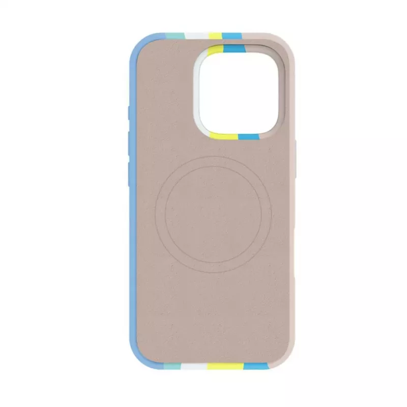 Evelatus Apple iPhone 16 Pro Max Custodia in silicone multicolore compatibile MagSafe Beige Cream
