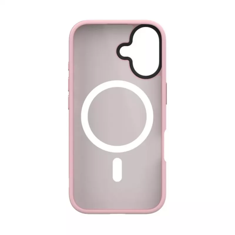 Evelatus Apple iPhone 16 Custodia ibrida compatibile MagSafe PC+TPU rosa