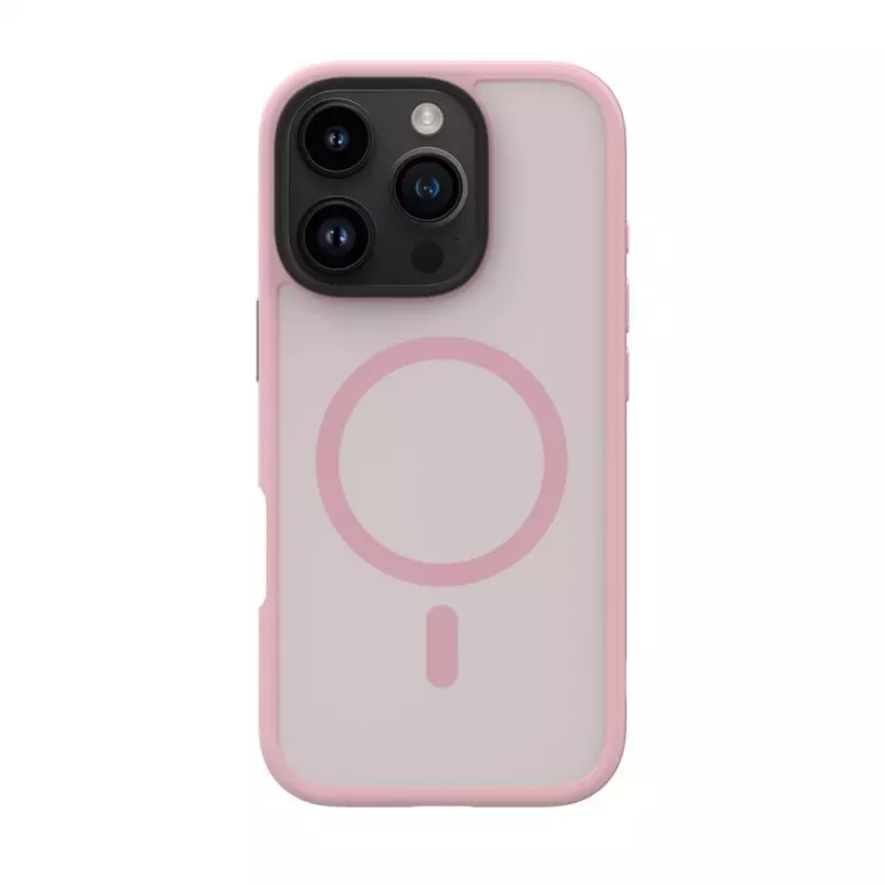 Evelatus Apple iPhone 16 Pro Max Custodia ibrida compatibile MagSafe PC+TPU rosa