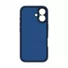 Evelatus Apple iPhone 16 Premium MagSafe con supporto Soft Touch custodia in silicone blu scuro