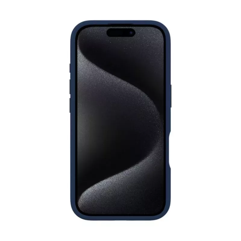 Evelatus Apple iPhone 16 Premium MagSafe con supporto Soft Touch custodia in silicone blu scuro