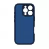Evelatus Apple iPhone 16 Pro Premium MagSafe con supporto Soft Touch custodia in silicone blu scuro