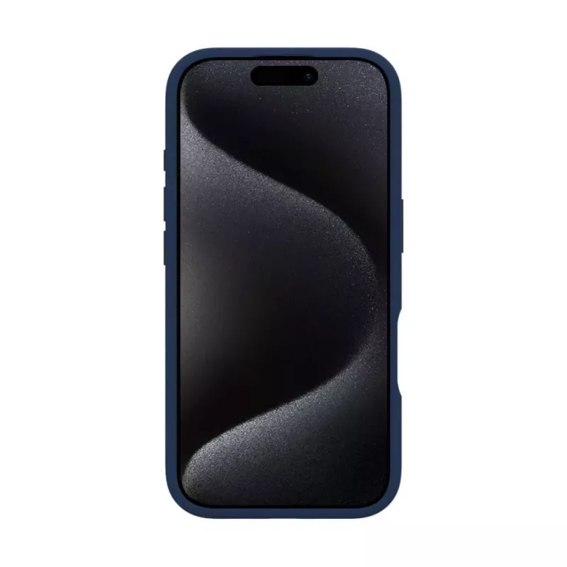 Evelatus Apple iPhone 16 Pro Premium MagSafe con supporto Soft Touch custodia in silicone blu scuro