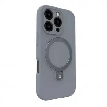 Evelatus Apple iPhone 16 Pro Premium MagSafe con supporto Soft Touch custodia in silicone argento