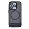 Evelatus Apple iPhone 16 Pro Max Rubber Coated MagSafe con supporto custodia nero