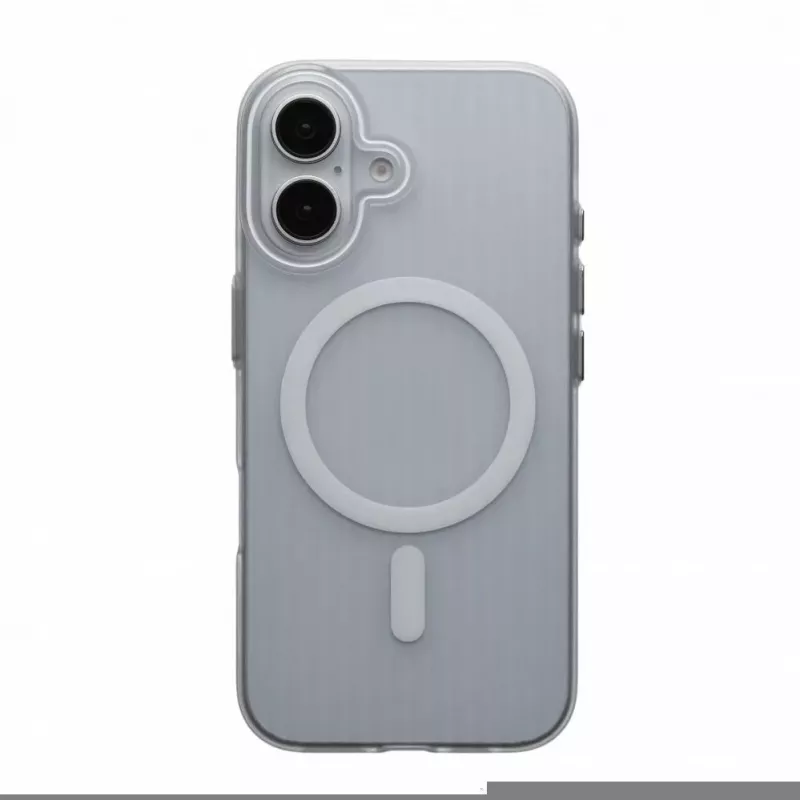 Evelatus Apple iPhone 16 Suitcase MagSafe cover trasparente bianco