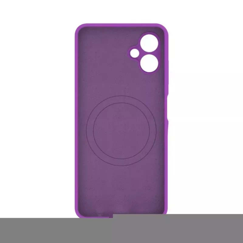 Evelatus Samsung Galaxy A06 5G cover in silicone Premium Magnetic Soft Touch Grape