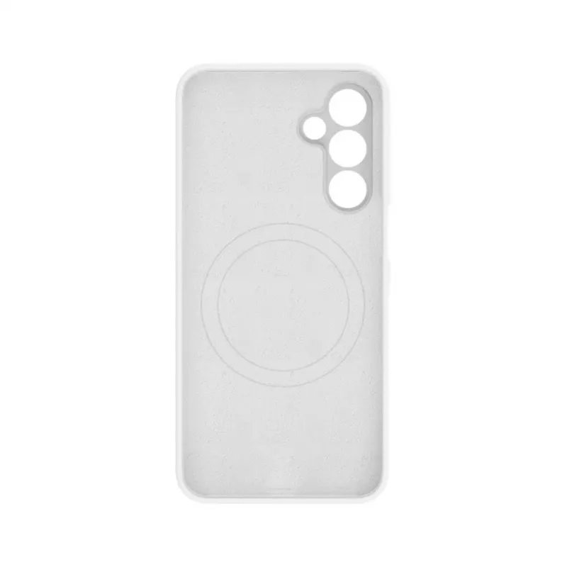 Evelatus Samsung Galaxy A16 5G cover in silicone Premium Magnetic Soft Touch bianco