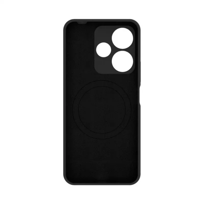 Evelatus Xiaomi Redmi 13 4G cover in silicone Premium Magnetic Soft Touch nero