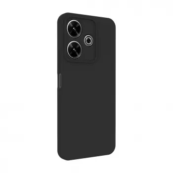 Evelatus Xiaomi Redmi 13 4G cover in silicone Premium Magnetic Soft Touch nero