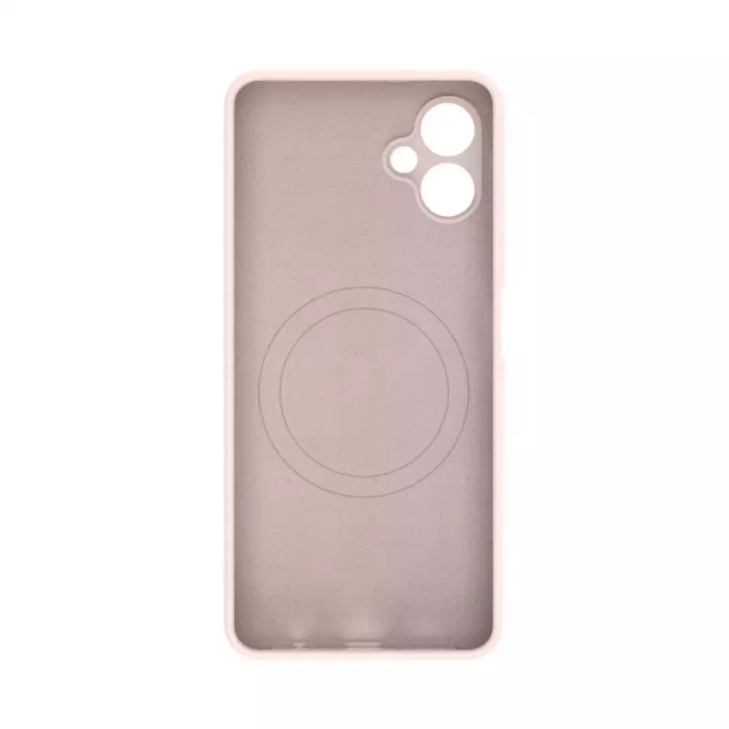 Evelatus Samsung Galaxy A06 5G cover in silicone Premium Magnetic Soft Touch Pink Sand