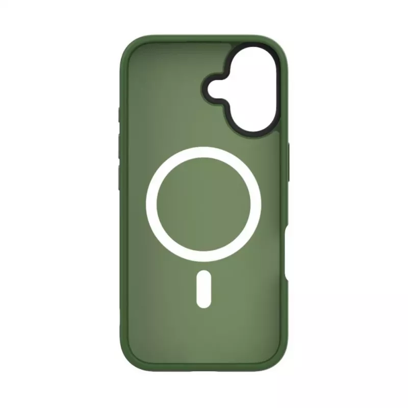 Evelatus Apple iPhone 16 Hybrid Case compatibile MagSafe PC+TPU verde