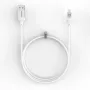 Evelatus cavo USB-A a USB-C 2M case in alluminio intrecciato bianco